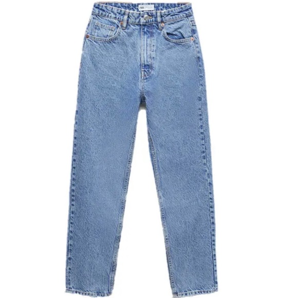 Zara Denim - Zara High Waist 90s Style Mom Jeans
